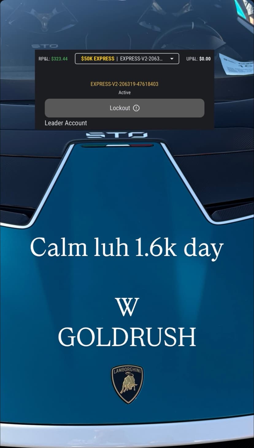 Calm $1.6k day