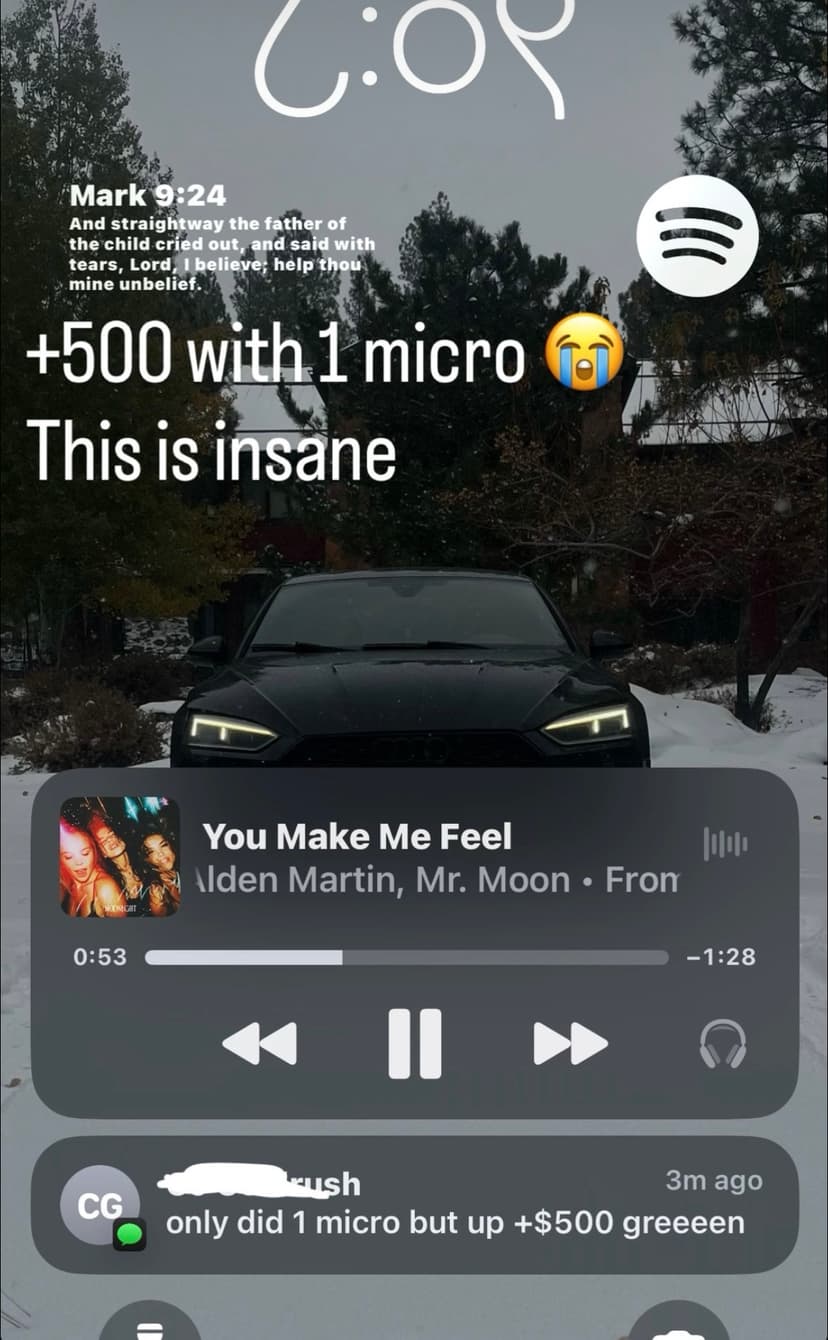 +$500 with 1 micro contract